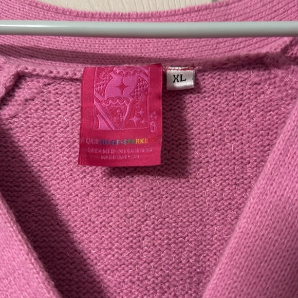 Queen of sparkles champagne sweater - Picture 5 of 6